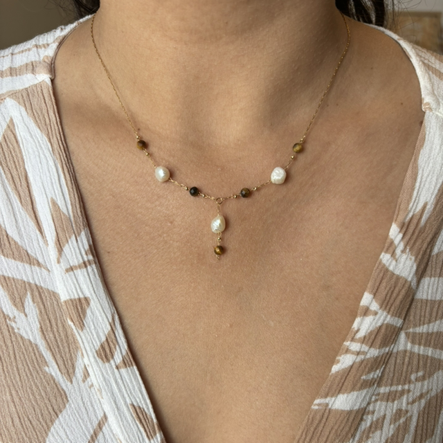 Collier Majestad ~ Oeil de tigre