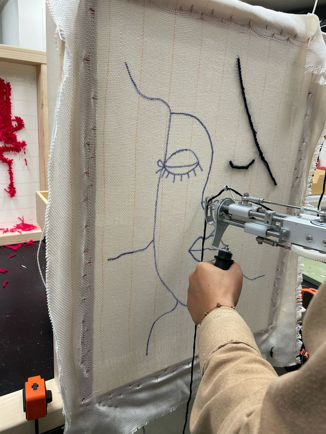 Workshop tuften Creabeurs Gorinchem