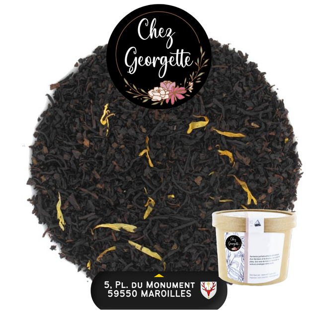 THÉ NOIR VANILLE NATURELLE - Pot de 25 infusettes
