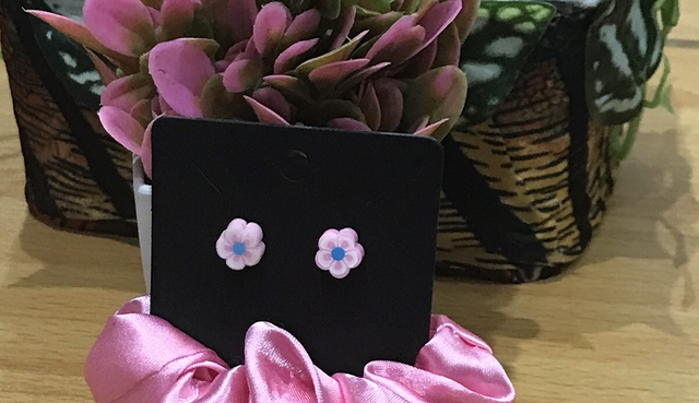 Children Pink Earrings - CPE10