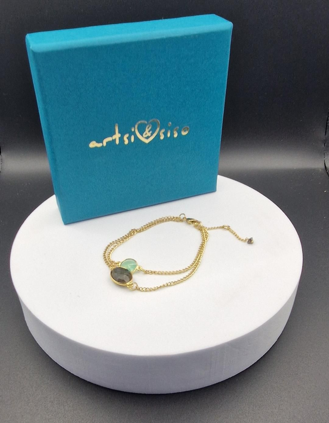 Green &amp; Turquoise Bracelet