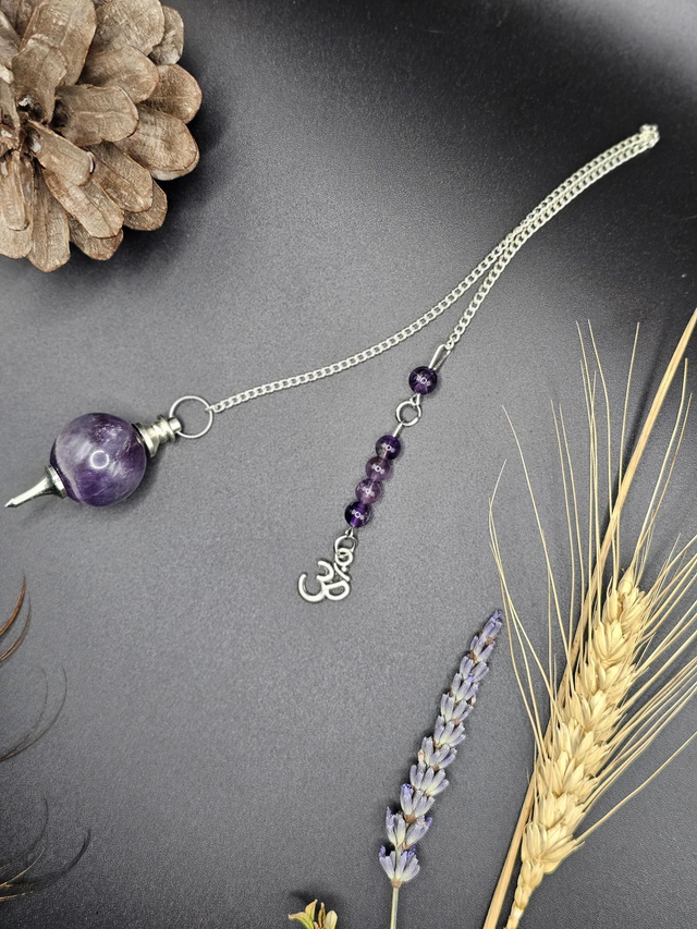 Pendule séphoroton amethyste 