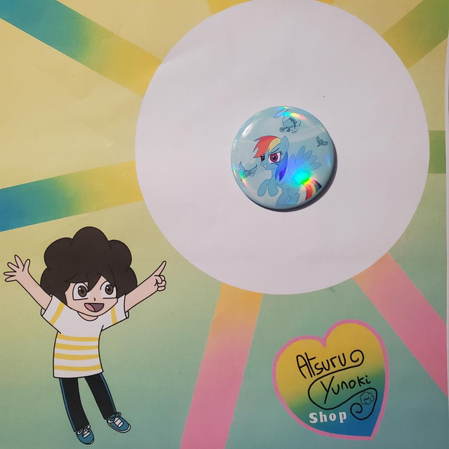 RainbowDash / Rainbow Badges / Serie 10 / My Little Pony / (Design by Atsuru_Yunoki (me) )