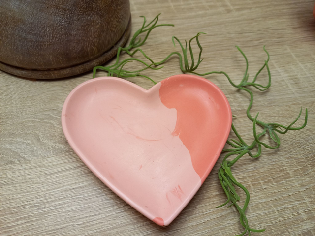 Plat en forme de coeur