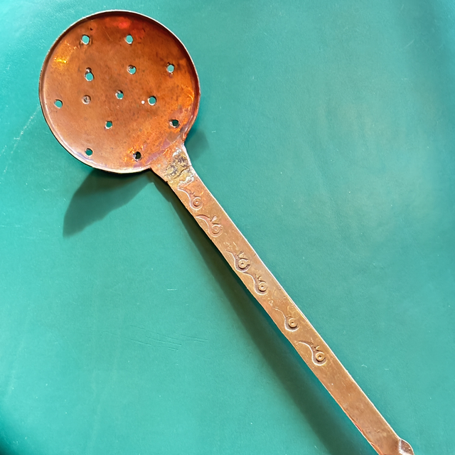 Schöpfkelle aus Kupfer 