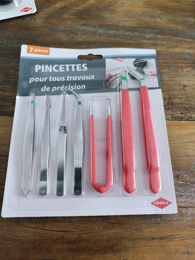 PINCETTES 7 PIECES