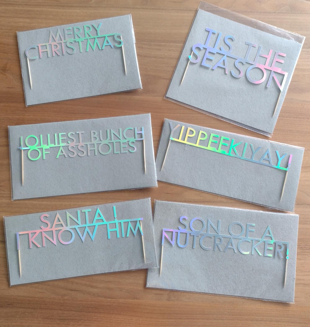 Christmas cake toppers