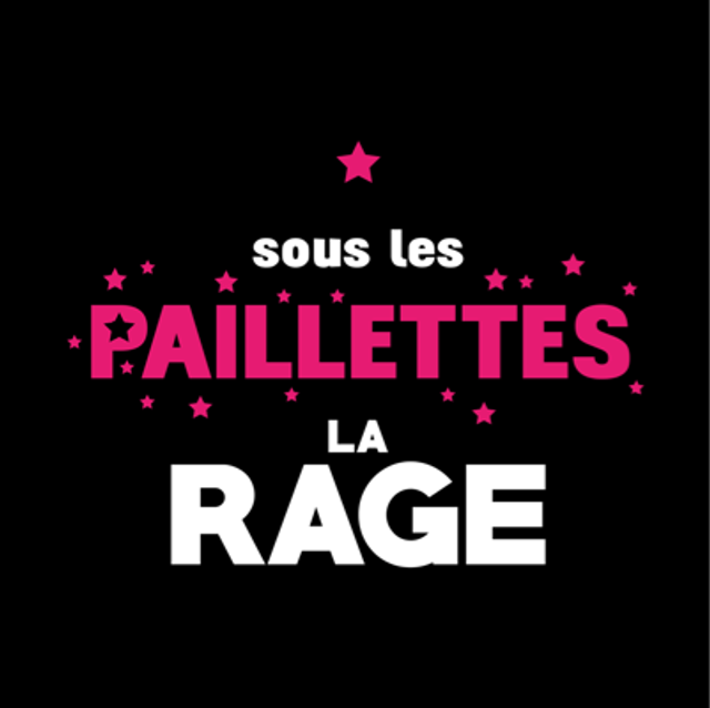 T-shirt "Sous les Paillettes la Rage" - Act Up Sud-Ouest