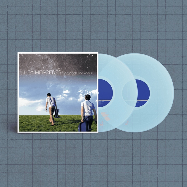 Hey Mercedes - Everynight Fire Works 2xLP (Clear Blue Vinyl) (Due Out 27/03/2026)