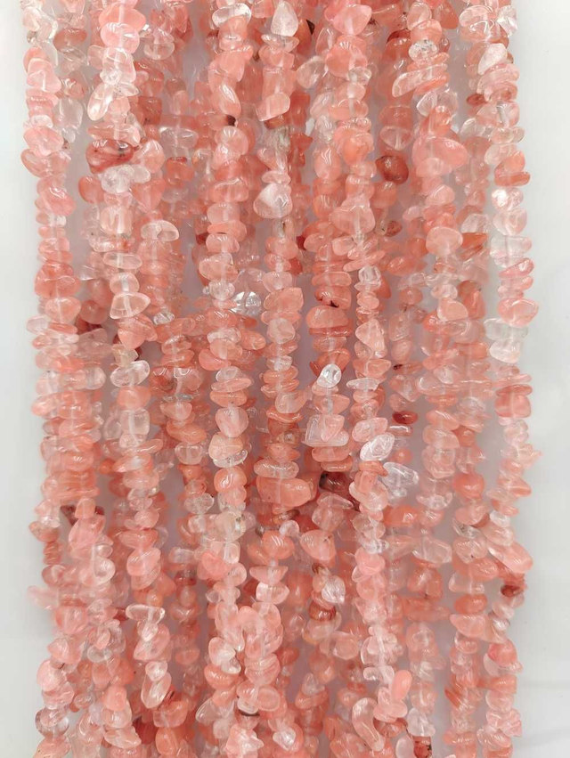 Quartz saumon - Mini-pierres