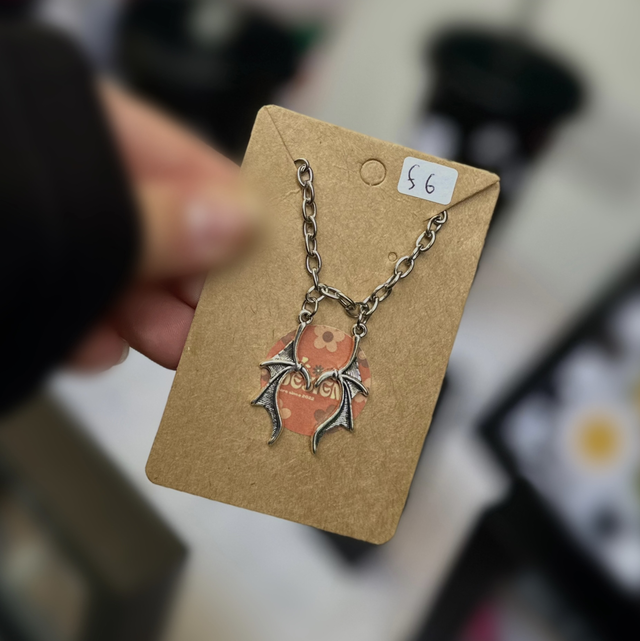 Bat Wing Necklace
