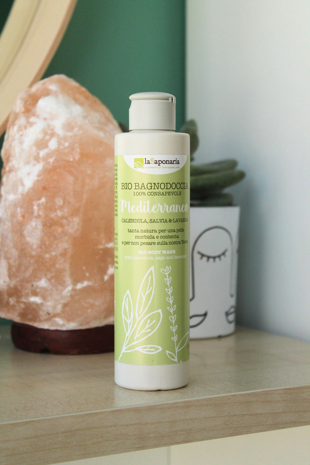 Bio bagnodoccia Mediterraneo di La Saponaria (200 ml)