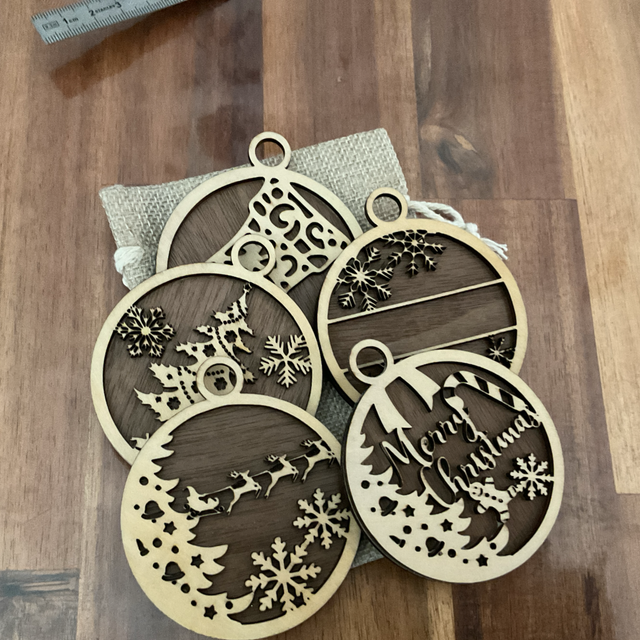 Le kit 5 boules noyer peuplier