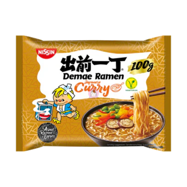 Nissin Demae Ramen Japanese Curry Noodles 100g