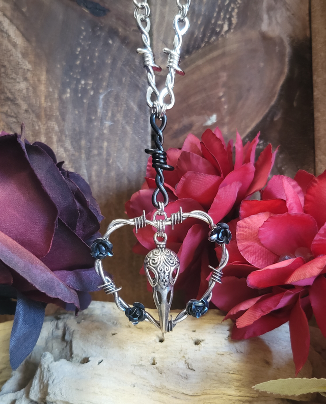 Collier &quot;Cœur d&#039;Ombre&quot;