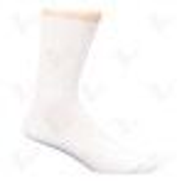 Diabetiker Rippsocke ohne Gummi, gekettelt, für schmale Fessel , weiß 