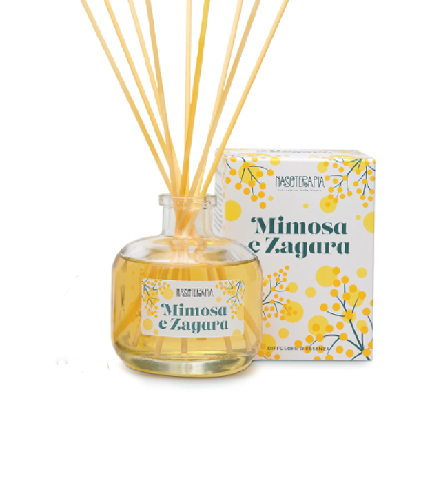 Diffusore a bastoncini Mimosa e Zagara 200 ml Nasoterapia