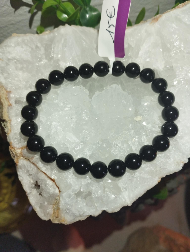 Bracelet Tourmaline Noire 8mm