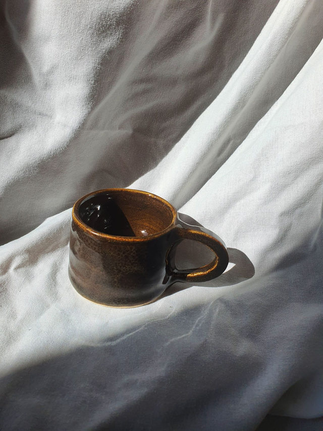 Tenmoku ceramic mug 2