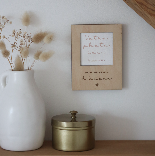 Magnet photo pola « maman d’amour ♡ »