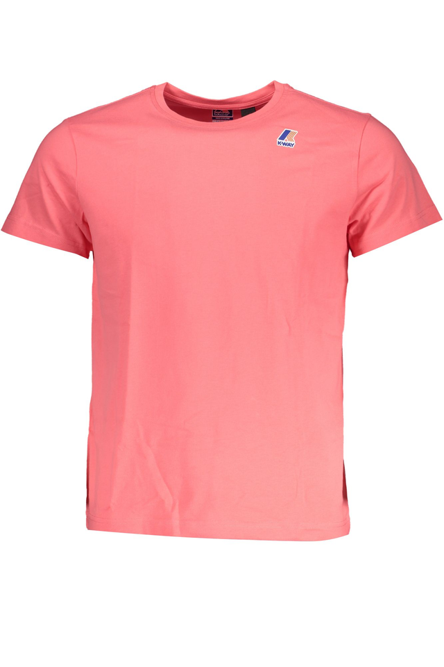 K-WAY T-SHIRT MANICHE CORTE UOMO ROSA
