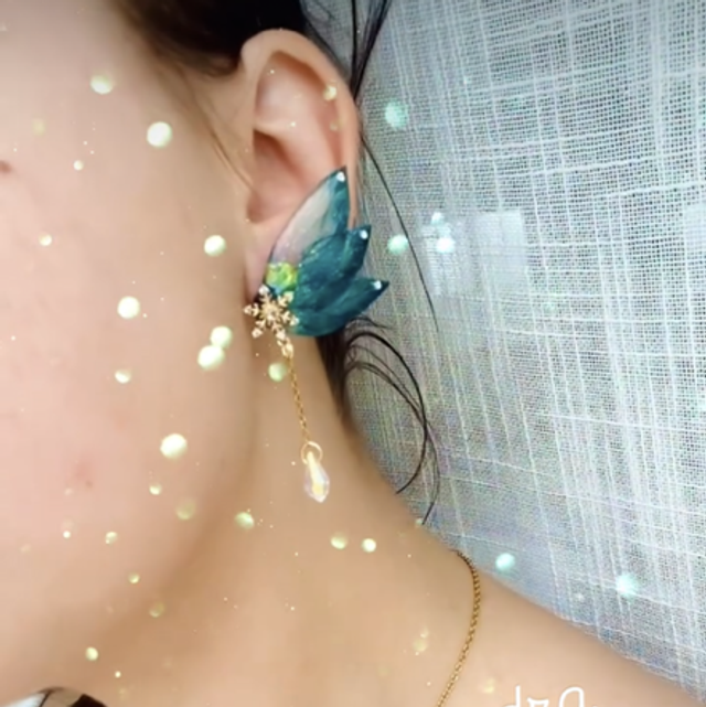 Fée du givre - puces d’oreilles