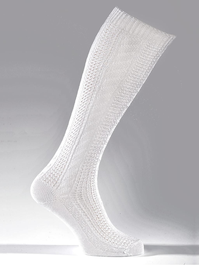 Damen Kniestrumpf Ajour - 2