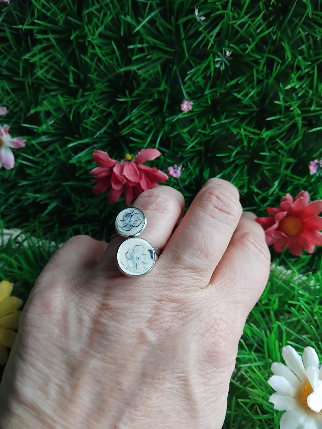 bague fleur 