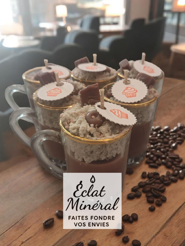 Bougie parfumée gourmande – Chocolat chaud – Édition limitée