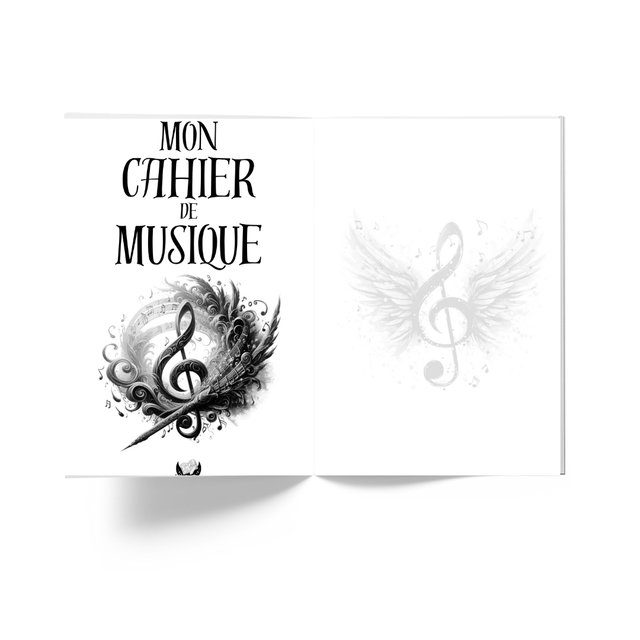 Intérieur carnet éternel A5 - Carnet de musique