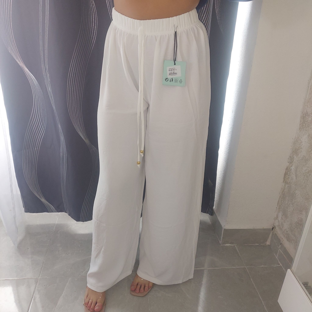 Pantalón ancho blanco 