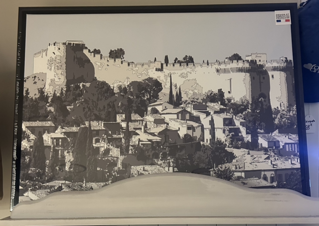 Toile sur châssis : Villeneuve les Avignon 