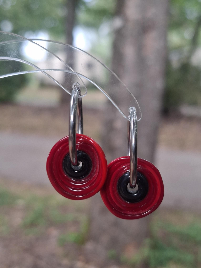 Boucles d'oreilles Coquelicots