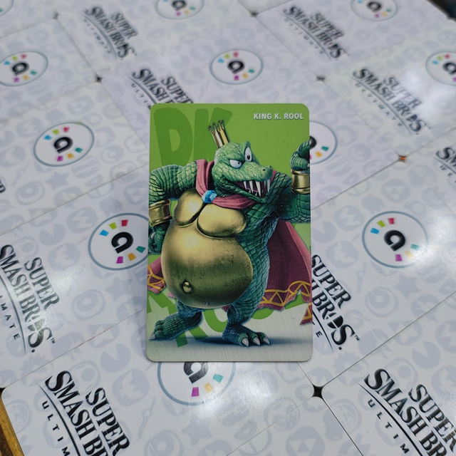 Tarjeta Amiibo King K. Rool / Smash Bros