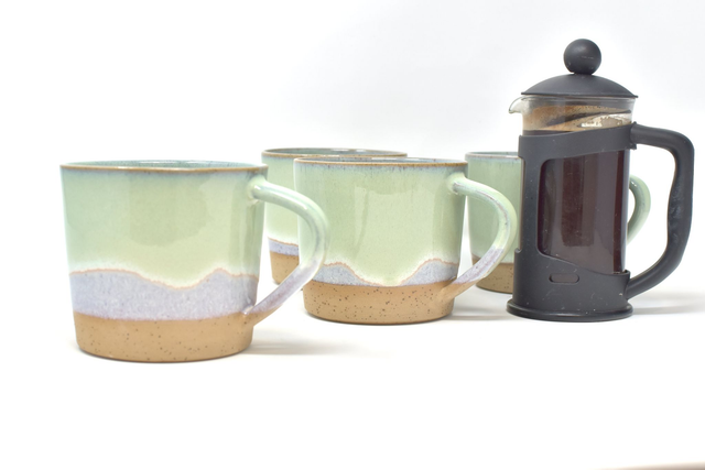 Everyday Large Mug Speckled Coastline Green