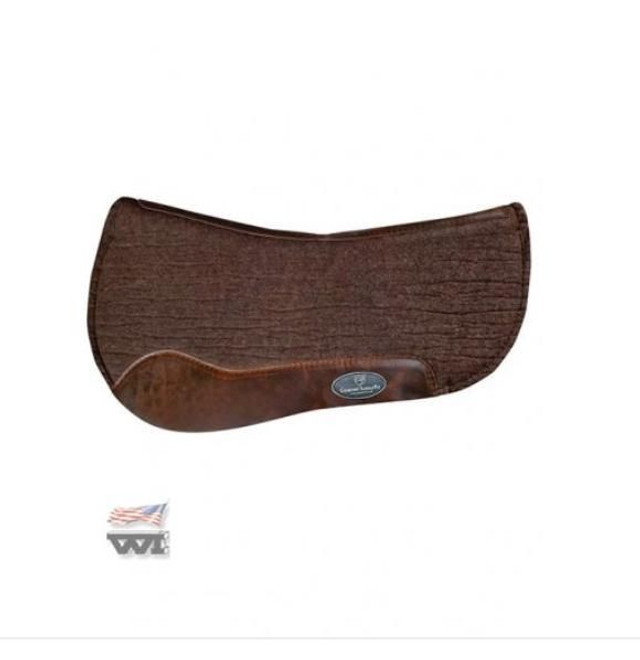 CSF SUPREME WOOLEN FELTPAD,DARK-BROWN, ROUNDSKIRT