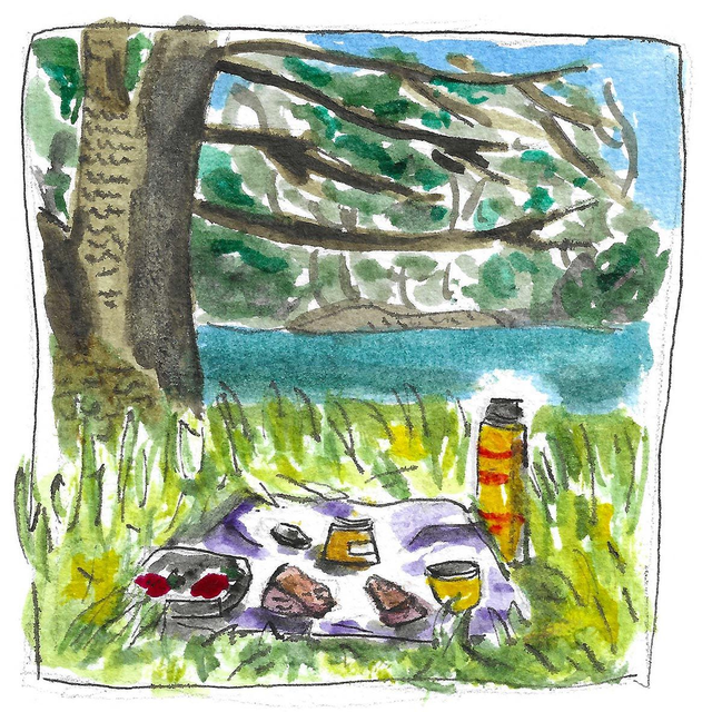 Petit déjeuner Ardéchois " En balade"