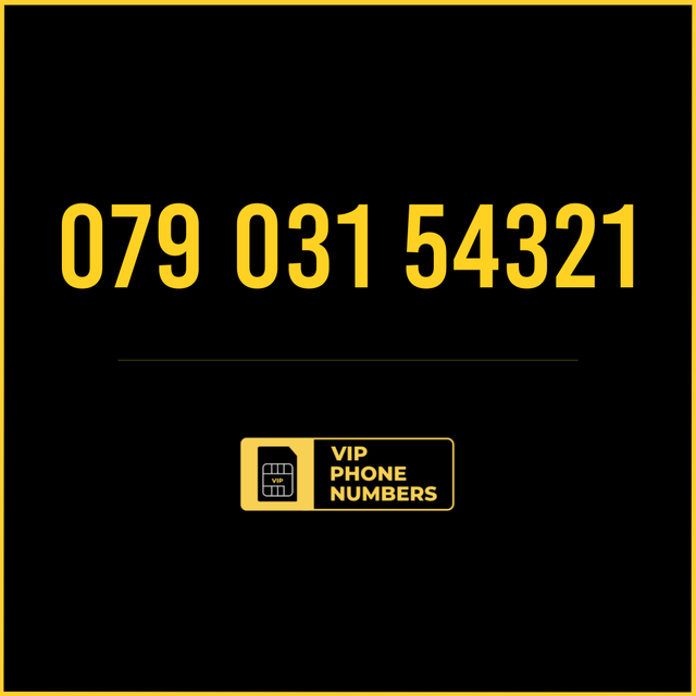 07903* 54321 - VIP Gold Phone Number 