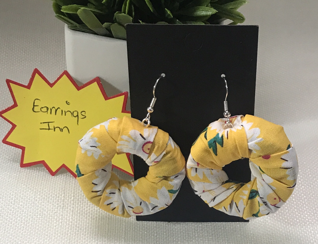 Mixed Dangling Fabric Earrings-MFE25