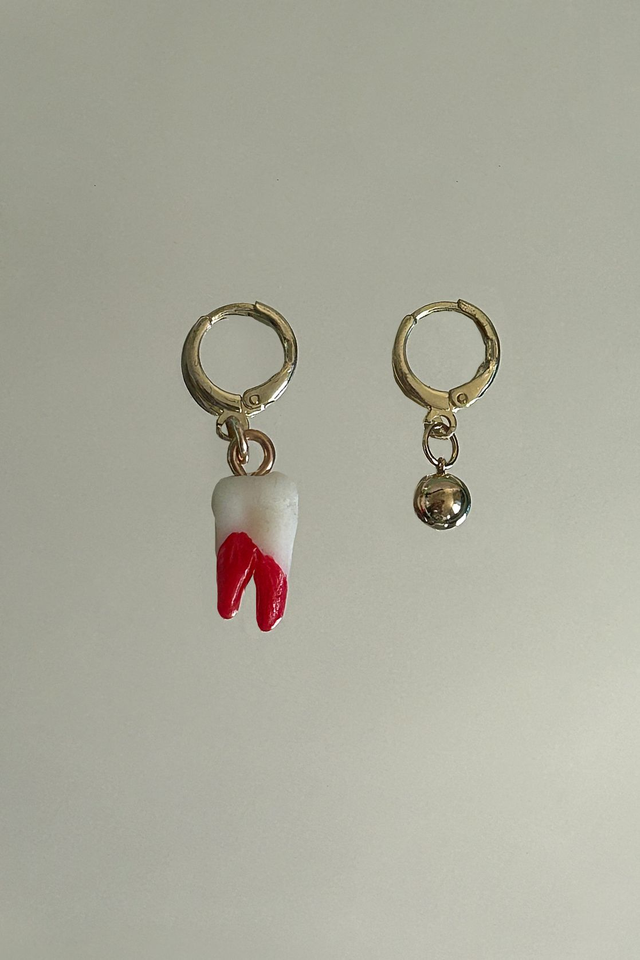 Dents de Scie® "Magic tooth" Boucles d'oreilles asymétriques