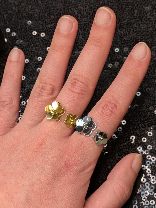 Bague fleurs 