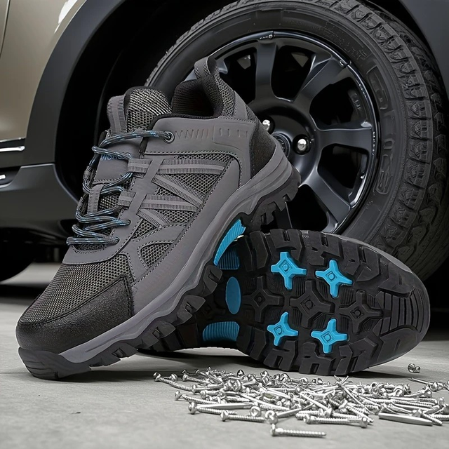 Men's Durable Anti-Slip Breathable Low-Top Hiking Shoes