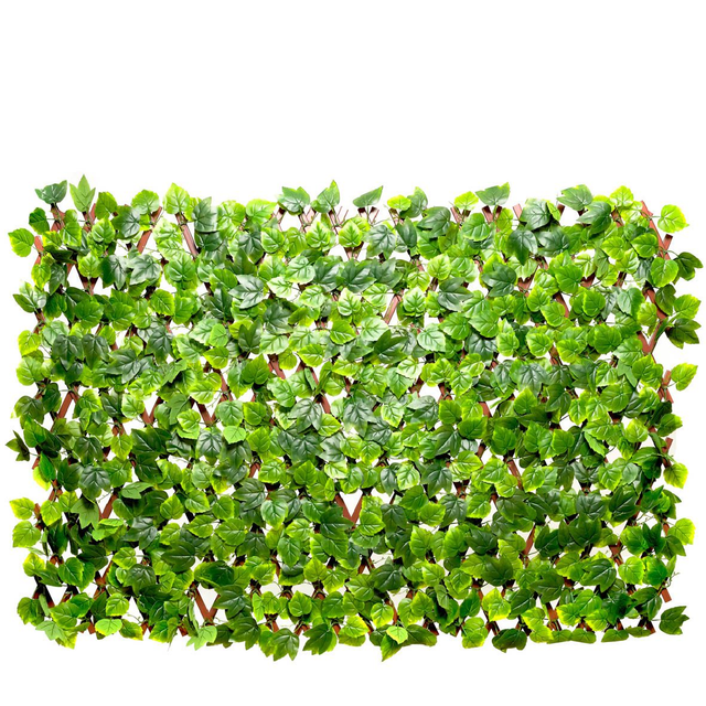 TRELIÇA EXTENSÍVEL C/ FOLHAGEM ARTIFICIAL 