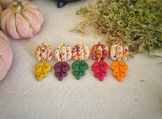 Collection Automne - Citrouille &amp; feuilles