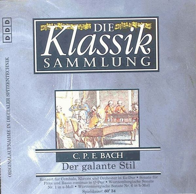 C. P. E. Bach ‎– Der Galante Stil Audio CD