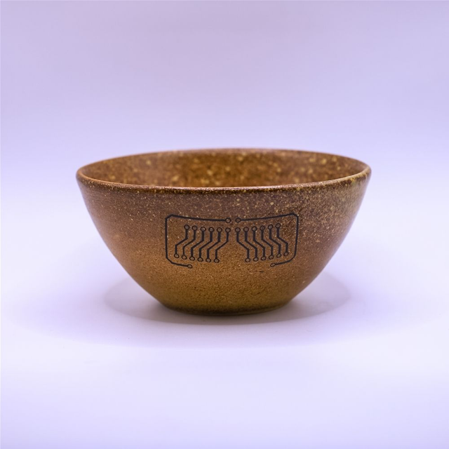 Bol pour petit déjeuner, avec motifs