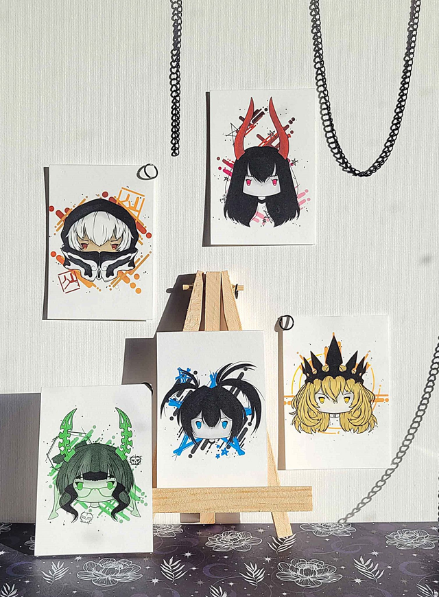 Cartes Chibi : Black★Rock Shooter 