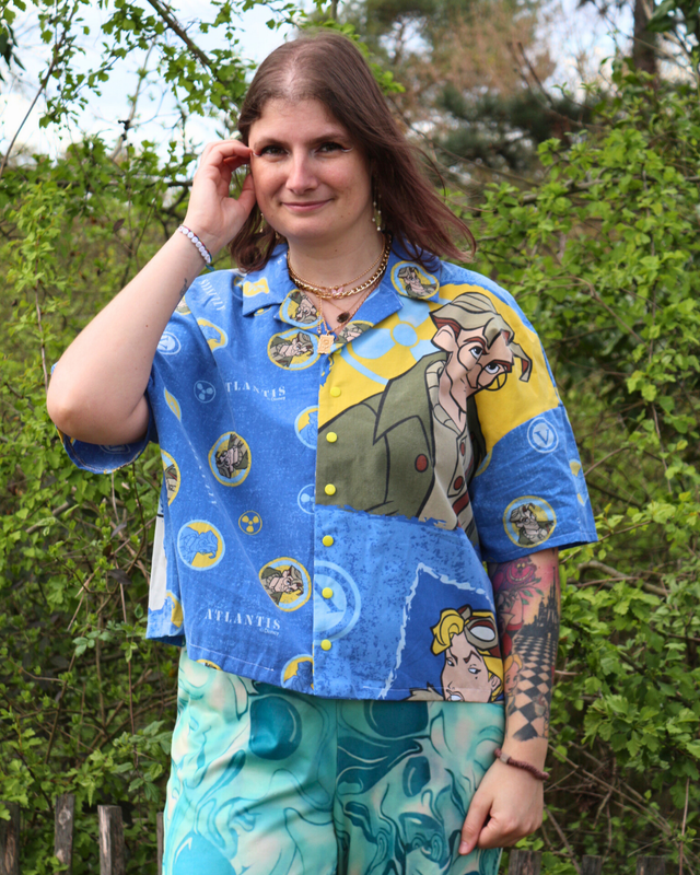 🔱 Chemise Atlantide – Pièce unique 🔱 Taille 42