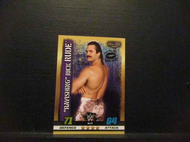 "Ravishing" Rick Rude - Hall Of Fame Slam Attax 10th Edition Original Trading Card #277