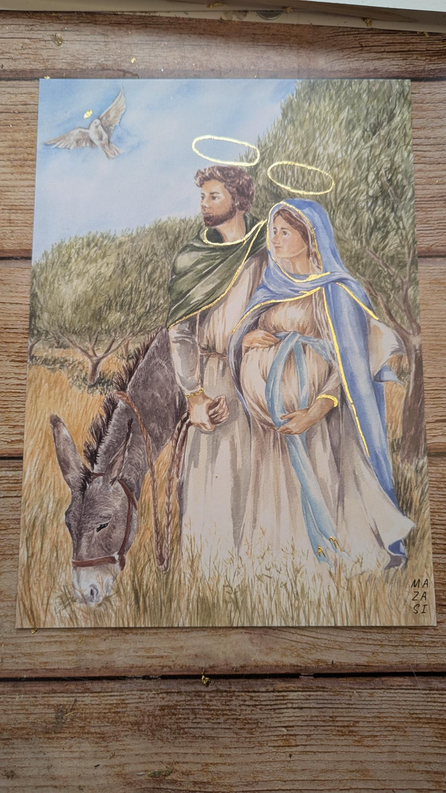 Reproduction A4 dernière halte avant Bethléem 